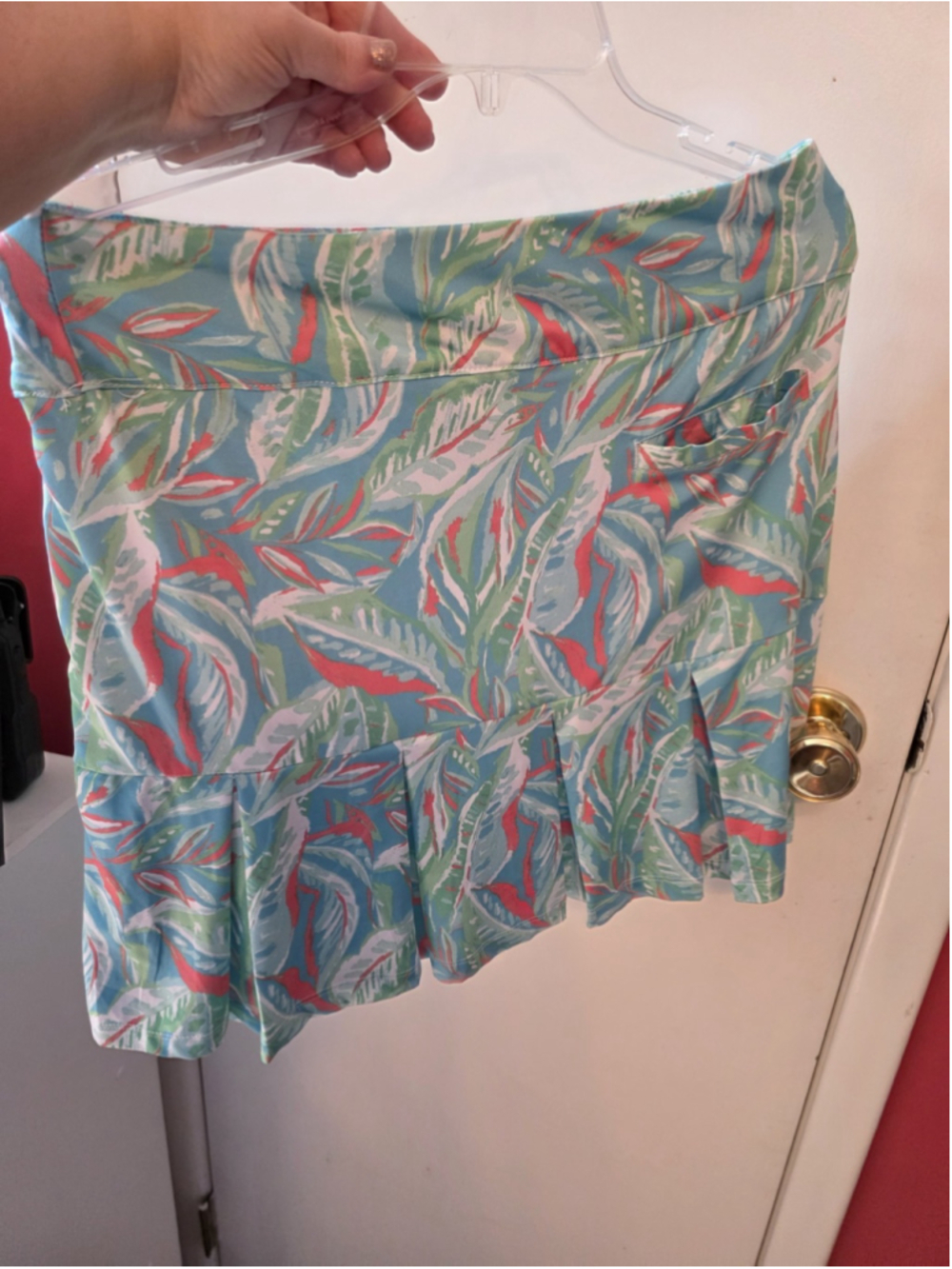 Emerald 18 Skort Women S Golf Skirt Floral Lined Athletic Athleisure Pickleball - Picture 2 of 10